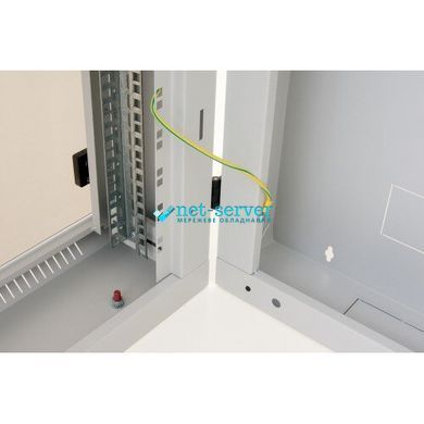 Фото Настенный серверный шкаф 19" двухсекционный 15U, 770x600x615мм (В*Ш*Г) собран, серый, Triton RBA-15-AD6-CAX-A1 &ndash; купить с доставкой по Украине в интернет-магазине Net-server