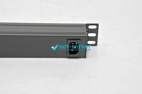 Photo of Network filter 19" with 6 sockets, C14 connector, without cord, Kingda KD-GER(16)N1006WKPB19A-C14 &ndash; buy online with delivery across Ukraine at Net-server