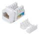 Фото Модуль Keystone RJ-45, UTP, сat.6A, неэкранированный KJ-KUTP6 &ndash; купить с доставкой по Украине в интернет-магазине Net-server