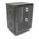 Wall-mounted server cabinet 19", 15U, 773x600x500mm (H*W*D), collapsible, black, UA-MGSWA155B