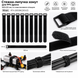 Velcro clamp 500x20 mm, with plastic ring 10 pcs black RTH-2050BKZ(10)-E5