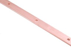 Copper grounding bar 1m, 20x5mm, Ø6.2mm, K-EBС20/5/1000