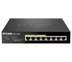 Switch D-Link DGS-1008P, 8xGE (4xGE PoE, 4xGE), 68W, Unmanaged