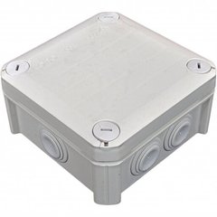 Outdoor plastic distribution box 114x114x57, 7 inputs, without terminals. 2007061T60
