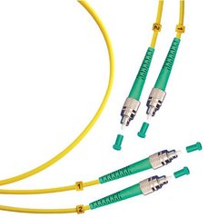 Optical patch cord FC/APC-FC/APC, SM, 1m, Duplex APC-1FCLC(SM)D(SO)
