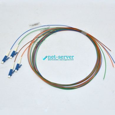 Photo of Set of colored pigtails LC/UPC, SM, 1.5m, 4 fibers PG-1.5LC(SM)(FW)E-K4 &ndash; buy online with delivery across Ukraine at Net-server