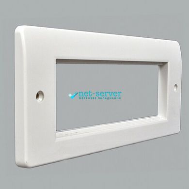 Photo of Frame for installation of 3 modules 50x50, 206x86 mm, white, MK K185 WHI &ndash; buy online with delivery across Ukraine at Net-server