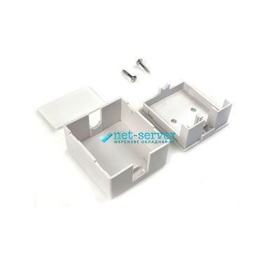 Photo of Wall socket 1&times;RJ45 for Keystone module, without module, WT-2404A &ndash; buy online with delivery across Ukraine at Net-server