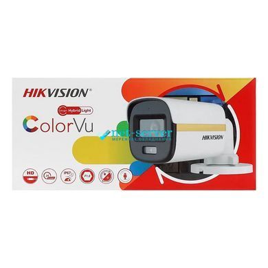 Photo of HD-TVI camera 2 MP Hikvision DS-2CE10DF3T-LFS (3.6 mm) with dual illumination and built-in microphone for video surveillance &ndash; buy online with delivery across Ukraine at Net-server