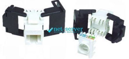 Photo of Keystone RJ-45 module, UTP, cat.6, 180&deg;, unshielded &ndash; buy online with delivery across Ukraine at Net-server