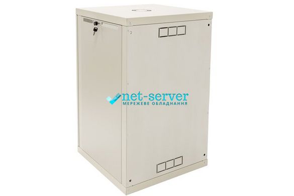 Wall-mounted server cabinet 19", 18U, 506x570x580mm (H*W*D), 1858-A-SHN