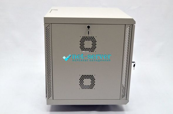 Wall-mounted server cabinet 19", 15U, 773x600x600mm (H*W*D), collapsible, gray, UA-MGSWA156G