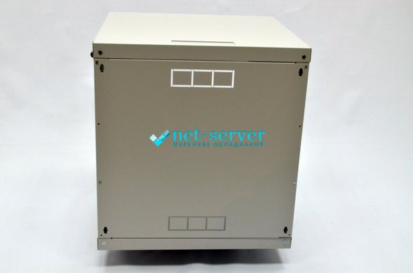 Wall-mounted server cabinet 19", 15U, 773x600x600mm (H*W*D), collapsible, gray, UA-MGSWA156G