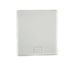 Wall socket 1&times;RJ45 for Keystone module, without module, WT-2404A
