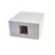 Wall socket 1&times;RJ45 for Keystone module, without module, WT-2404A