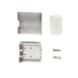 Wall socket 1&times;RJ45 for Keystone module, without module, WT-2404A