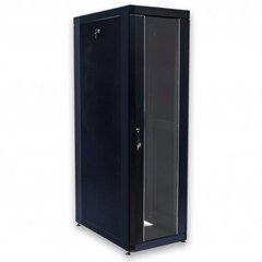 Floor-standing server cabinet 19", 45U, 610x865mm (W*D), knockdown, black, UA-MGSE4568MB