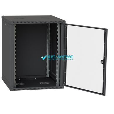 Photo of Server cabinet IP 19" 22U 600x450 collapsible, tempered glass, black &ndash; buy online with delivery across Ukraine at Net-server