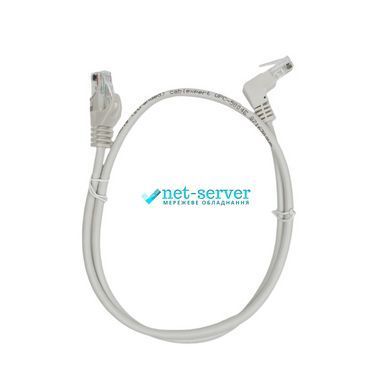Фото Патч-корд сетевой UTP Cat 5e Cablexpert PP12-0.7M, 0.7м, серый, RJ45-RJ45, литой, 50u &ndash; купить с доставкой по Украине в интернет-магазине Net-server