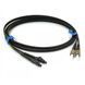 Photo of Optical patch cord ST/UPC-LC/UPC, OM3, 2m, black Duplex UPC-2SCFC(MM)D(ON)BK &ndash; buy online with delivery across Ukraine at Net-server