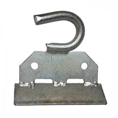 Hook for supports, without holes, for fastening with bandage tape, galvanized KTs-12