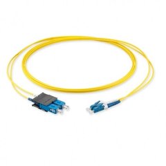 Optical patch cord LC/UPC-SC/UPC, 2.0mm, (OS2), Duplex, LSZH, 1m, Corning 047202R5Z20001M