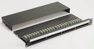 Фото Патч-панель 19", 24 порти, FTP, сat.5e, 1U Molex PID-00030 &ndash; купити з доставкою по Україні в інтернет-магазині Net-server