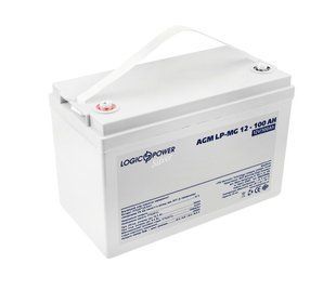 Фото Акумулятор мультигелевий AGM LP-MG 12 &ndash; 100 AH SILVER &ndash; купити з доставкою по Україні в інтернет-магазині Net-server