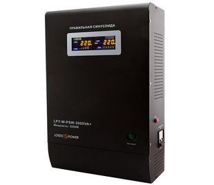 Фото Источники бесперебойного питания (ИБП) Logicpower LPY-W-PSW-5000VA+(3500Вт)10A/20A с правильной синусоидой 48В &ndash; купить с доставкой по Украине в интернет-магазине Net-server