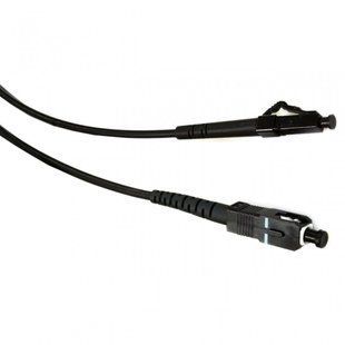 Фото Оптический патчкорд LC/UPC-SC/UPC, ОМ3, 2м, черный Simplex UPC-2LCSC(MM)D(ON)BK &ndash; купить с доставкой по Украине в интернет-магазине Net-server