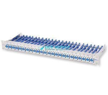 Фото Модульна патч-панель 19", 24 порти, сіра, 1U, Keystone, Corning CAXXSV-02400-C001 &ndash; купити з доставкою по Україні в інтернет-магазині Net-server