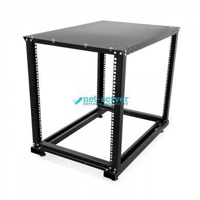 Photo of Server rack 19" 12U depth 750 black UA-OFL1275-D-BK &ndash; buy online with delivery across Ukraine at Net-server