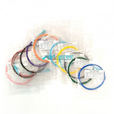 Set of colored pigtails LC/UPC, SM, 1.5m, 12 fibers PG-1.5LC(SM)(FW)E-K12
