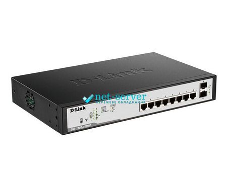 Switch D-Link DGS-1100-10MPP/B 8xGE PoE, 242W