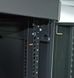 Шкаф серверный напольный 19", 45U, 610х1055мм (Ш*Г), разборной, перфорированные двери, черный, UA-MGSE45610MPB