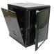 Wall-mounted server cabinet 19", 15U, 773x600x700mm (H*W*D), knockdown, black, UA-MGSWA157B