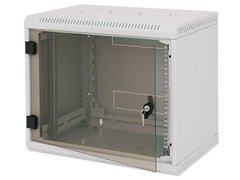 Настенный серверный шкаф 19" односекционный 4U, 280x600x395мм (В*Ш*Г) собран, серый, Triton RBA-04-AS4-CAX-A1