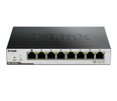Комутатор D-Link DGS-1100-08PD 8x1GE, Живлення від PoE, EasySmart