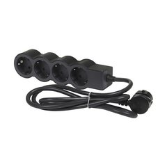 Surge protector for 4 STANDART sockets, 16 A, with 1.5 m cable black Legrand 694553