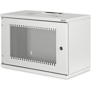 Photo of Server wall cabinet 19", 7U, 370x540x400mm (H*W*D), collapsible, grey, Digitus DN-19-07U-S-PD &ndash; buy online with delivery across Ukraine at Net-server