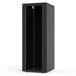 Фото Шафа серверна підлогова 19" Evoline 42U 800X1000X1972 мм, (Ш*Г*В) черный, перфоровані двері Estap EVL42U8010_M50_L_DVFSVR &ndash; купити з доставкою по Україні в інтернет-магазині Net-server