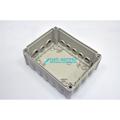 Outdoor plastic distribution box 240x190x95, 9xM25/7xM32, without terminals 2007109T250