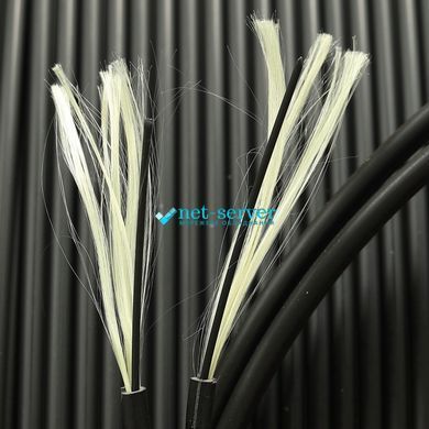 Photo of OM3 Fiber Optic Cable for Patch Cords, 2 Fibers, 50/125 &micro;m, LSZH, 2.9 mm, Black, J-V(ZN)H-2OM3-BK &ndash; buy online with delivery across Ukraine at Net-server