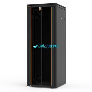 Шкаф серверный напольный 19" Evoline 42U 800X1000X1972 мм, (Ш*Г*В) черный, перфорированные двери Estap EVL42U8010_M50_L_DVFSVR