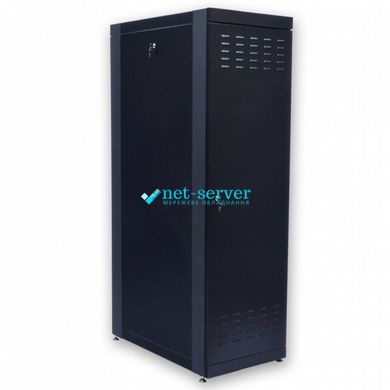 Шкаф серверный напольный 19", 45U, 610х1055мм (Ш*Г), разборной, черный, UA-MGSE45610MB