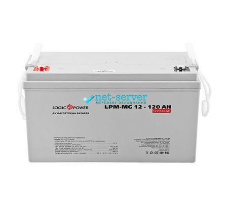 Photo of Multi-gel battery AGM LPM-MG 12 &ndash; 120 AH &ndash; buy online with delivery across Ukraine at Net-server