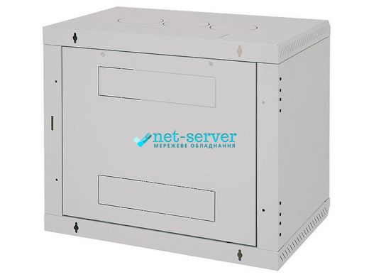 Настінна серверна шафа 19" односекційна 4U, 280x600x395мм (В*Ш*Г) зібраний, сіра, Triton RBA-04-AS4-CAX-A1