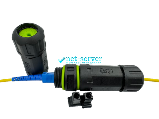 Photo of Sealed Waterproof SC/UPC-SC/UPC IP68 Connector LW-WPKJL-SC/APC-2-1port &ndash; buy online with delivery across Ukraine at Net-server