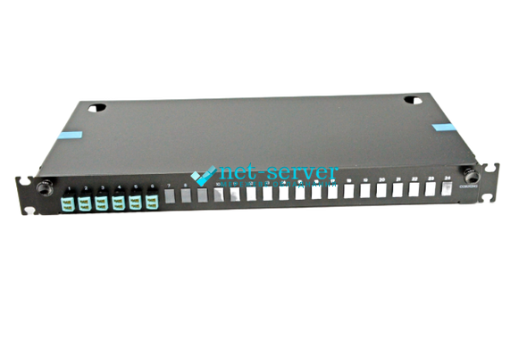 Патч-панель 48 портов, 6 LC-Duplex адаптера, ММ(ОМ3), 1U, выдвижная LAN1-12AD-PGTL-B