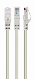 Фото Патч-корд мережевий UTP Cat 6 Cablexpert PP6U-10M, 10 м, сірий, RJ45-RJ45, литий, 50u &ndash; купити з доставкою по Україні в інтернет-магазині Net-server